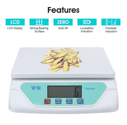 Bilancia Elettronica Digitale Professionale Da Banco 1g-25kg Laboratorio Cucina