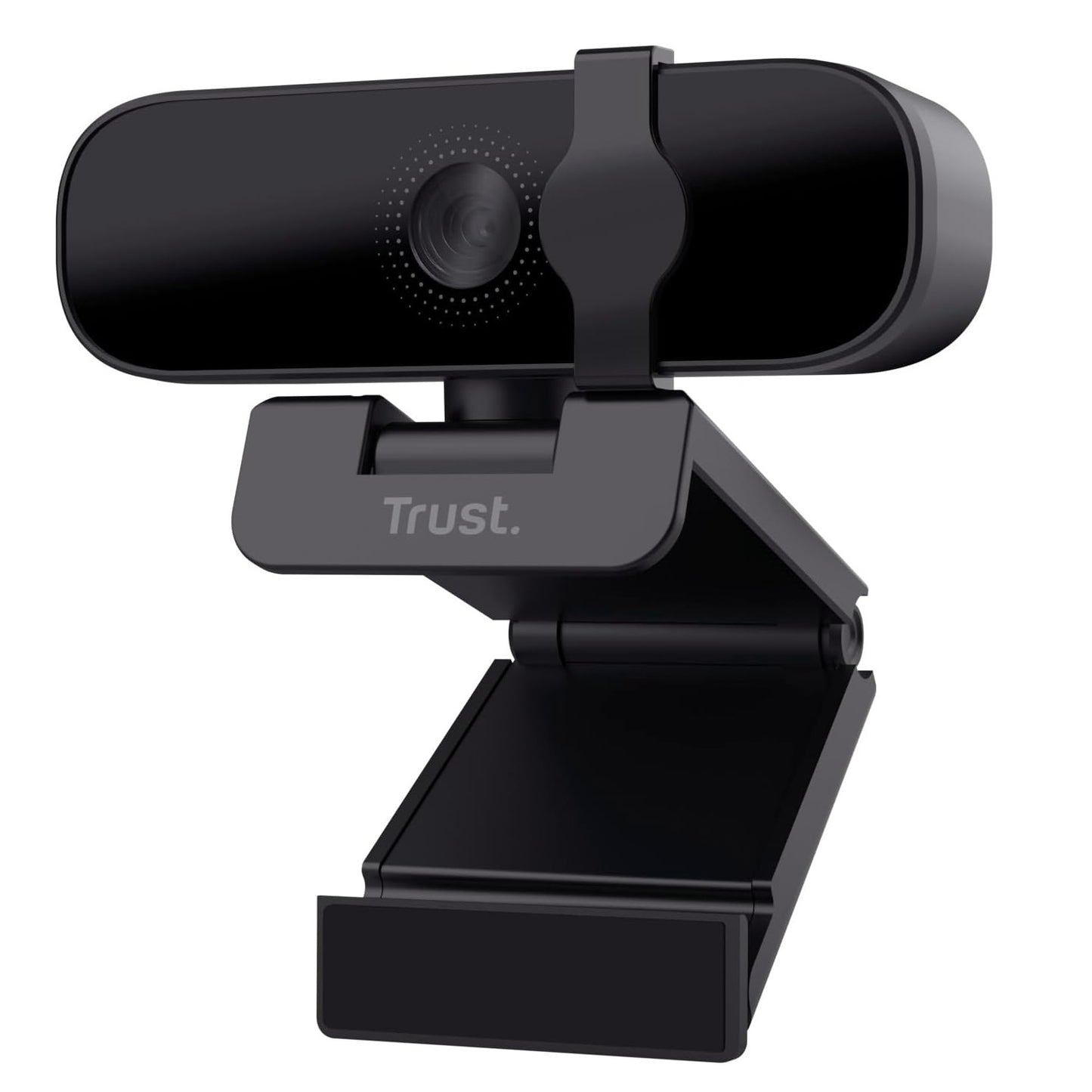 Trust Tanor 1080p Webcam PC con Microfono, Web Camera PC USB con Filtro Privacy, Fuoco Fisso 30 FPS, Plastica Riciclata 85%, Videocamera Full HD per Laptop Desktop Mac Windows Skype Zoom Teams