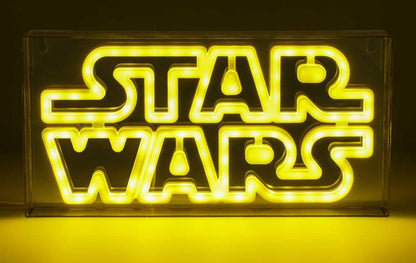 Paladone Lampada Da Tavolo/Muro Star Wars Logo Led Neon Light 30Cm 3D Ufficiale
