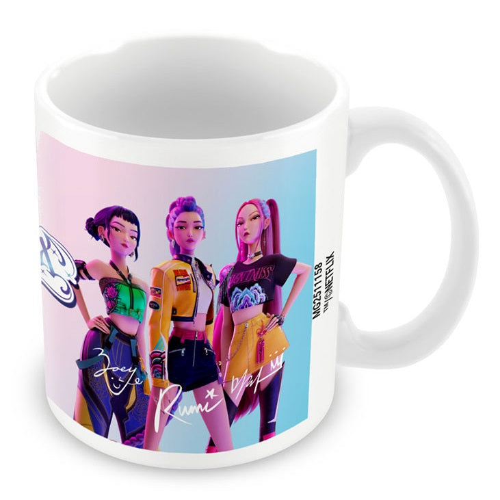 Tazza KPop Demon Hunters Huntrix Girls Pyramid Mug Rumi / Mira / Zoey