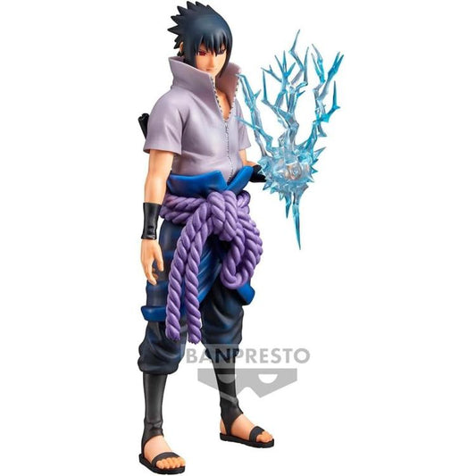 BANPRESTO GRANDISTA NARUTO SHIPPUDEN - UCHIHA SASUKE 2 FIGURE 28cm PVC STATUA