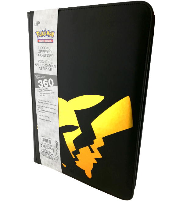 Pokemon Album Carte Pikachu Elite Series Binder Zip 12 Tasche Ultra Pro TCG