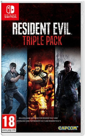 Resident Evil Triple Pack 4/5/6 Nintendo Switch Videogioco Italiano Nuovo