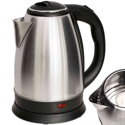 BOLLITORE ELETTRICO 2L IN ACCIAIO 2000W SCALDA BEVANDE LATTE PER ACQUA TISANE TE