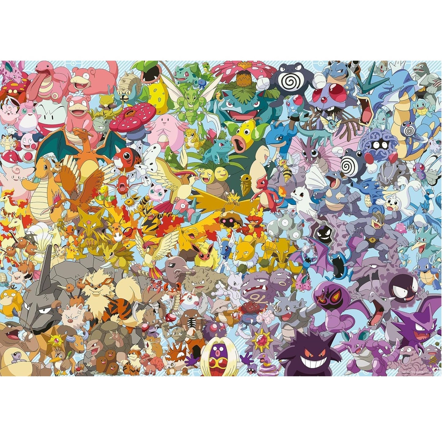 Ravensburger - Puzzle 1000 Pezzi Pokemon Challenge 70x50 cm