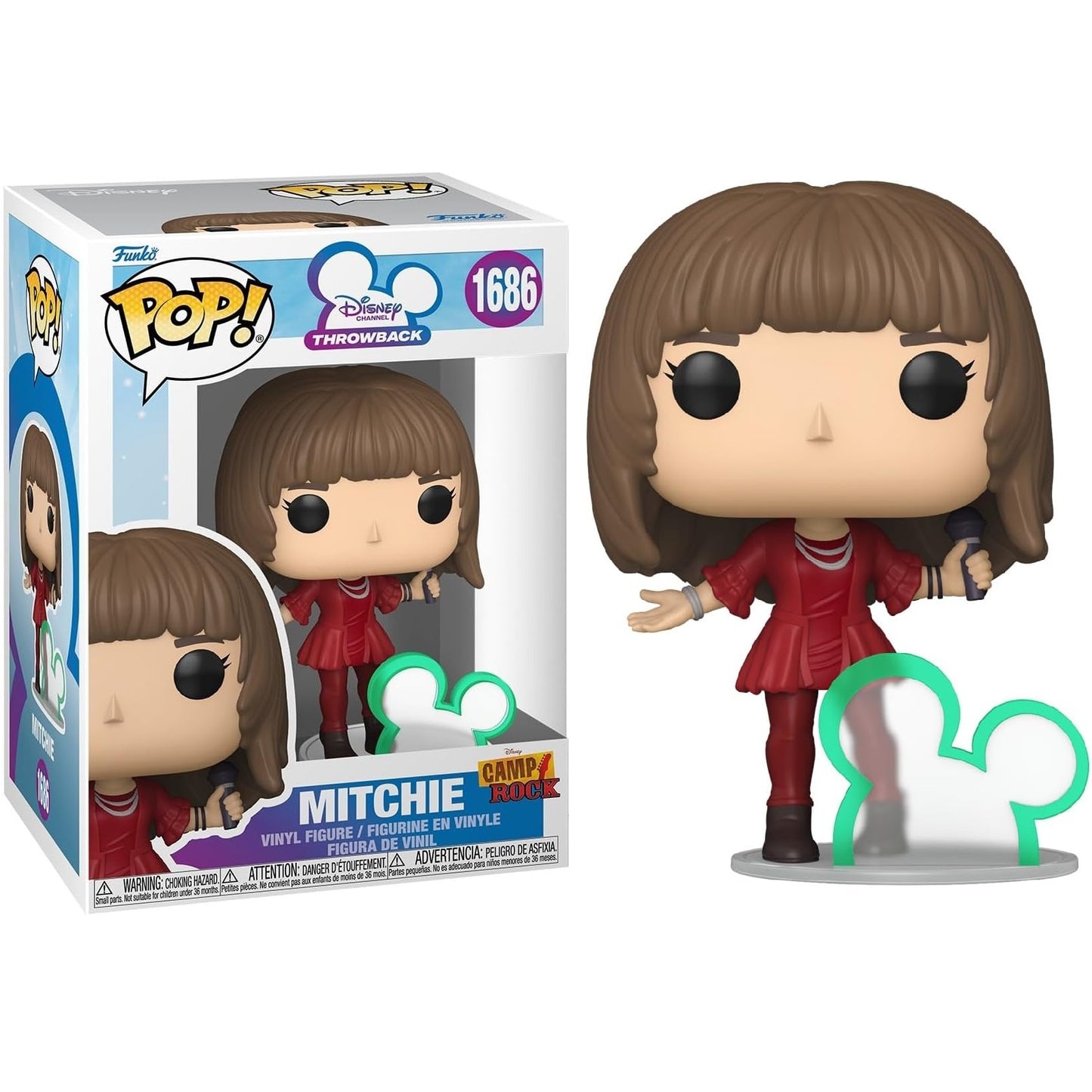 Funko Pop! Disney Throwback Camp Rock - (1686) Mitchie W/ Icon Vinyl Figure 9cm