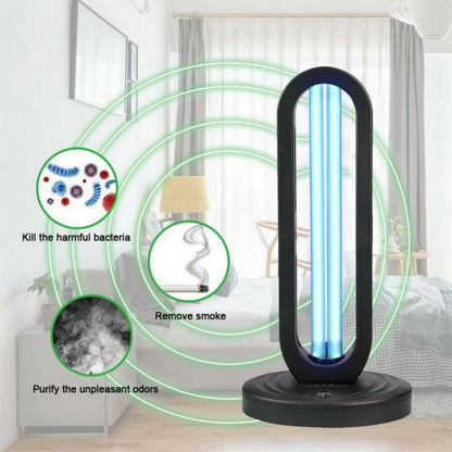 Lampada Germicida Luce Raggi Uv - Ozono Per Sanificazione Ambienti Batteri Virus
