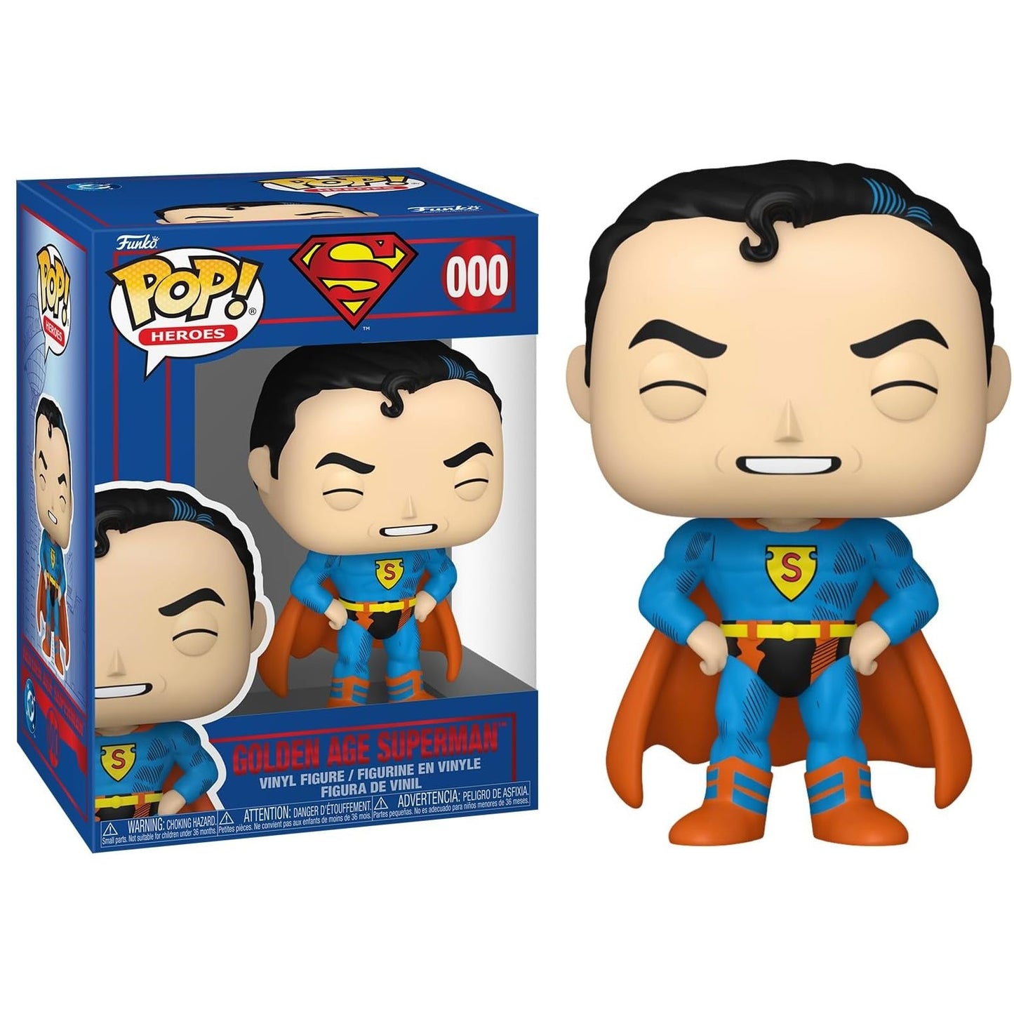 Funko Pop! Dc Comics Heroes - (609) Golden Age Superman 38 - Vinyl Figure 9cm