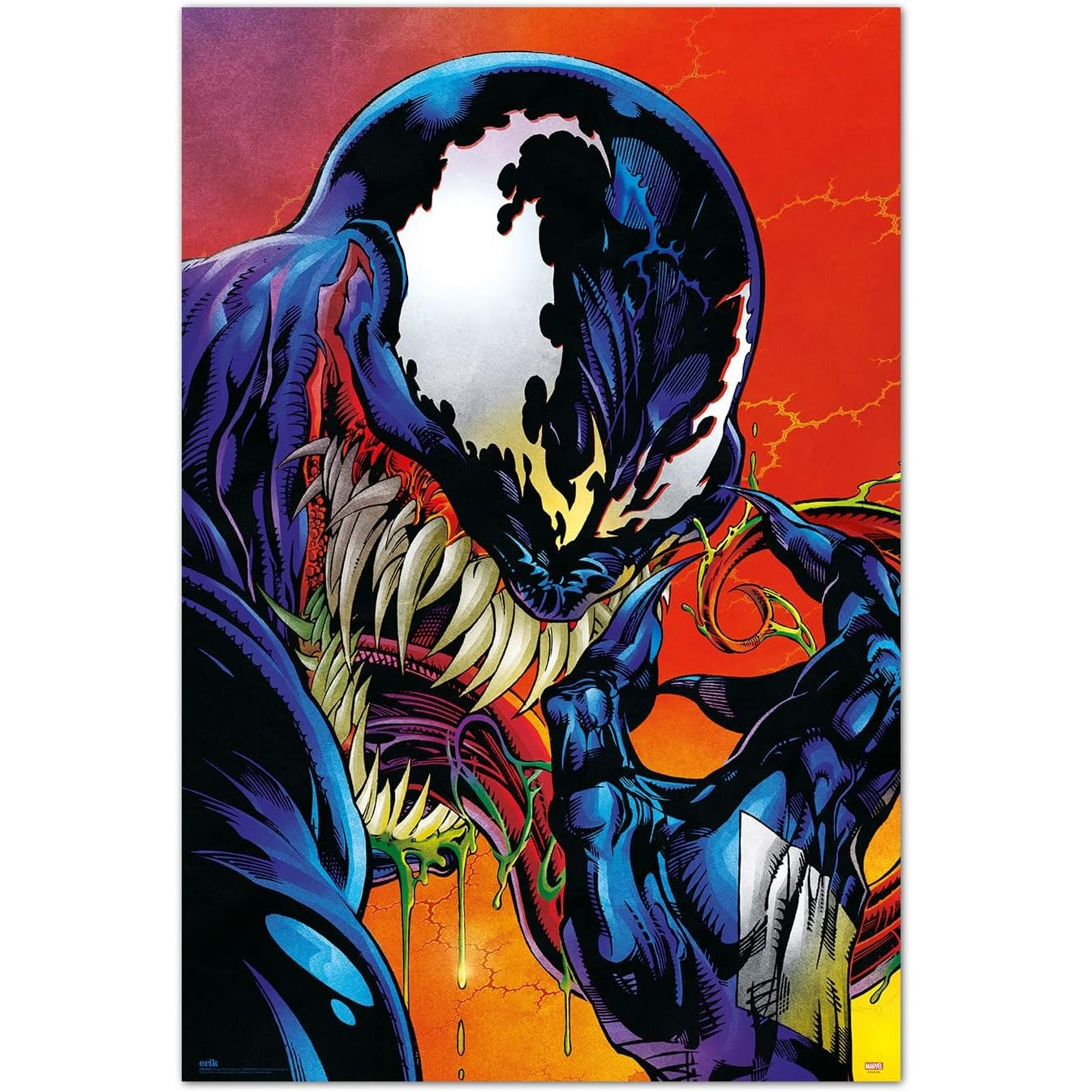 Maxi Poster Marvel Collection (Venom) 91x61 cm Arte Incorniciabile da Pub Casa Ufficio Locanda Nerd