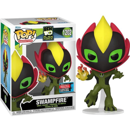 Funko Pop  ! Animation Ben 10 Alien Force (1202) - Swampfire Limited Edition 9Cm