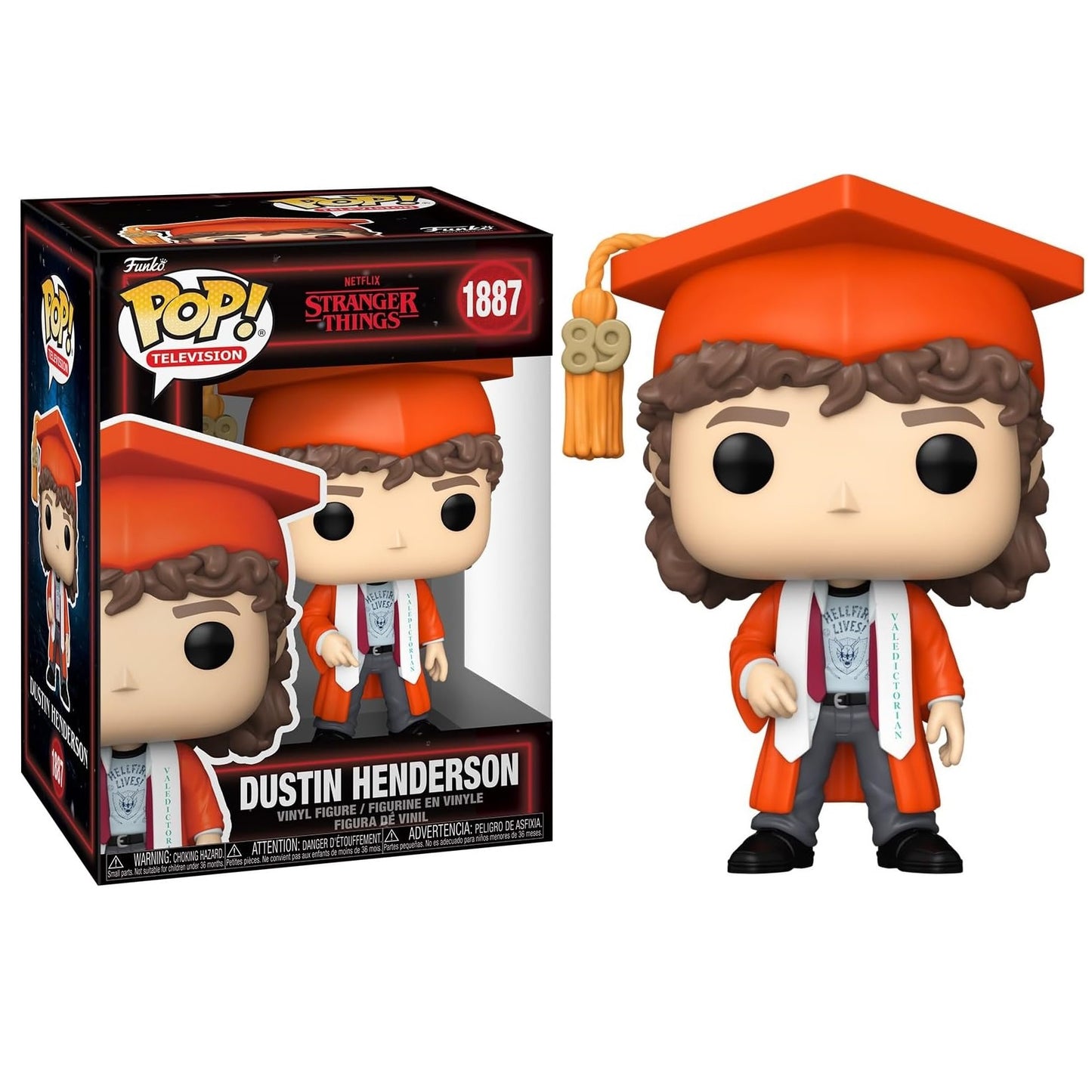 Funko Pop! Television Stranger Things S5 - (1888) Dustin Henderson Vinyl Figure 9cm