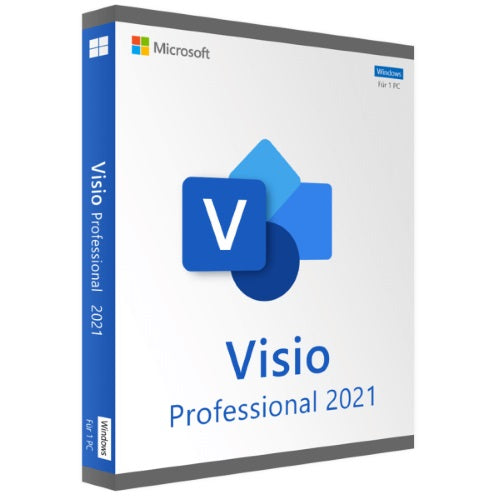 Licenza Digitale Microsoft Visio 2021 Professional 2Pc (Windows) Code Digital