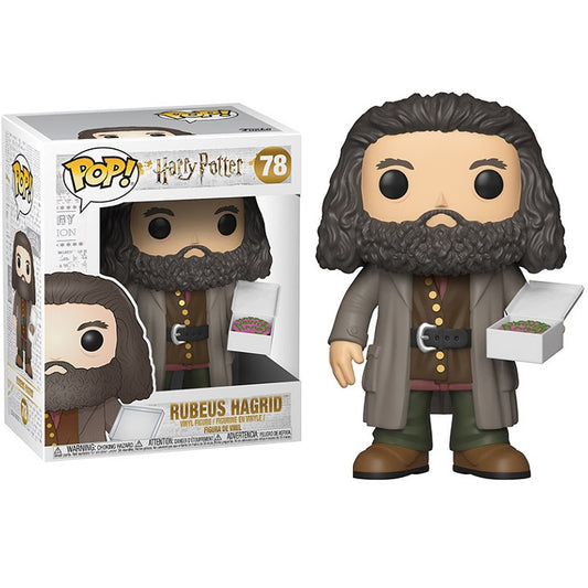 Funko Pop ! Harry Potter -(78) Rubeus Hagrid W/ Cake Torta Big Size Figure 16Cm