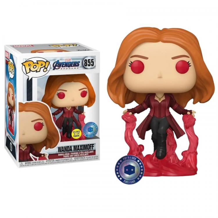 Funko Pop ! Marvel Avengers - Wanda Maximoff (855) G.I.T.D In Box Red Eyes
