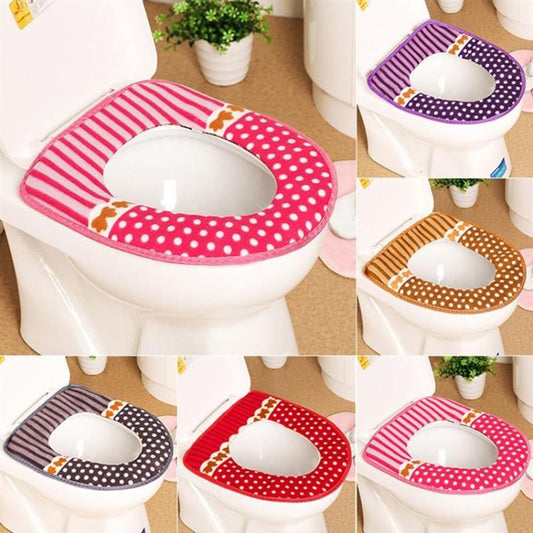 Copri Sedile Wc In Tessuto Cuscino Copriwater Seduta Universale Lavabile Bagno