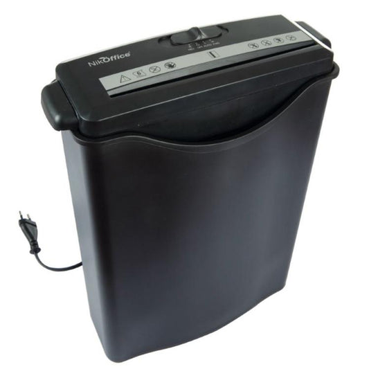 Nikoffice Distruggi Documenti Tritacarte 5 Fogli A4 Cestino 8.5L Trita Fogli Pc