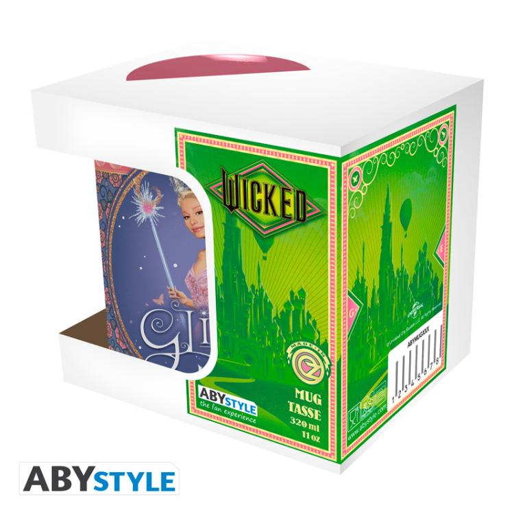 Abystyle - Tazza WICKED (Glinda) Logo Mug Bicchiere in Ceramica Collezione 320ml