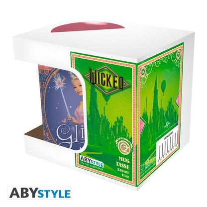 Abystyle - Tazza WICKED (Glinda) Logo Mug Bicchiere in Ceramica Collezione 320ml