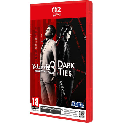 Yakuza Kiwami 3 & The Dark Ties (Keycard) Gioco Nintendo Switch 2 PAL Eu Ita Nuovo Sigillato