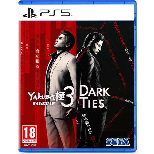Yakuza Kiwami 3 & The Dark Ties Ps5 Gioco Playstation 5 PAL Eu Ita Nuovo Sigillato