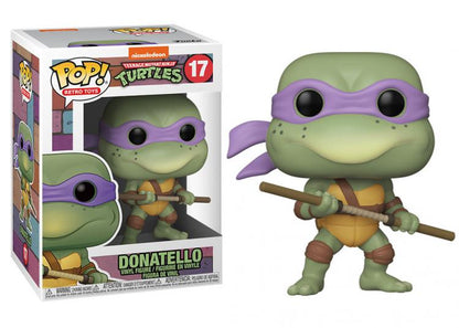 Funko Pop ! Teenage Mutant Ninja Turtles (17) Donatello Vinyl Figure Tmnt 9Cm