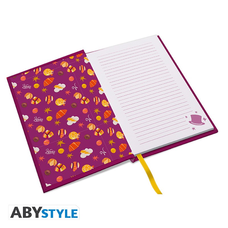Abystyle Willy Wonka Dreams Notebook A5 Quaderno Agenda Diario Copertina Rigida