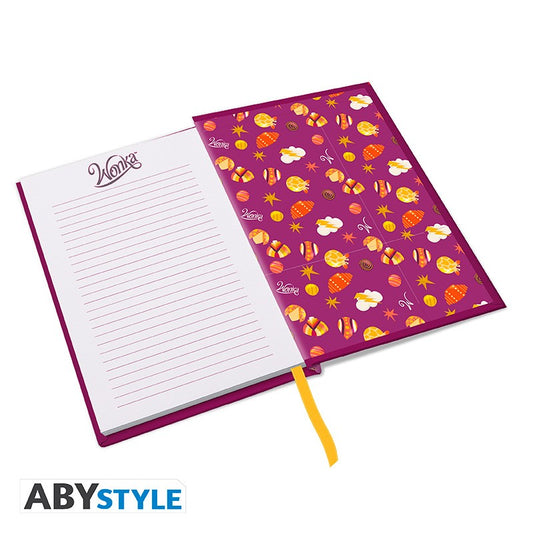 Abystyle Willy Wonka Dreams Notebook A5 Quaderno Agenda Diario Copertina Rigida