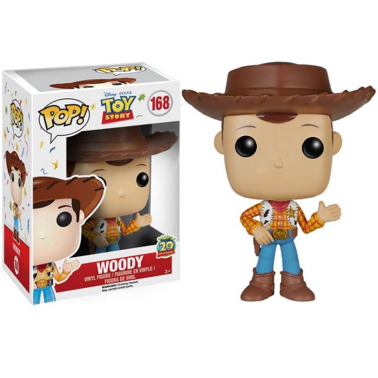 Funko Pop Disney Pixar Toy Story 168 Woody 20Th Action Figure Vinyl Statuetta