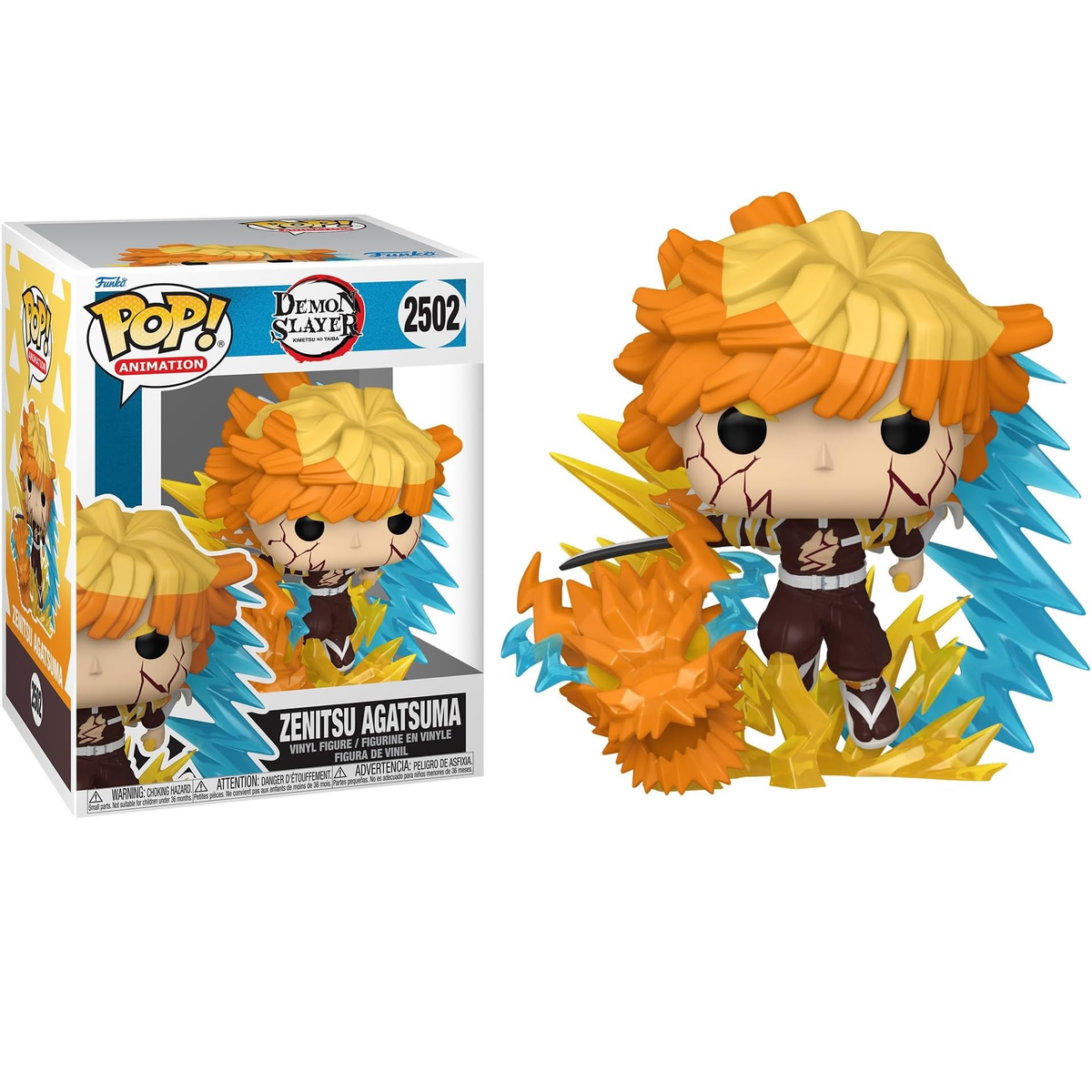 Funko Pop! Animation Demon Slayer (2502) Zenitsu Agatsuma (Premium) - Vinyl Figure 9cm