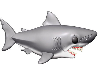 Funko Pop ! Movies - (758) Jaws (Lo Squalo) Figure Great White Shark Big 15Cm
