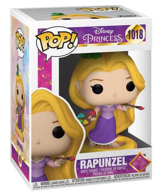Funko Pop ! Disney Princess - (1018) Rapunzel W / Pascal Figure Raperonzolo 9Cm