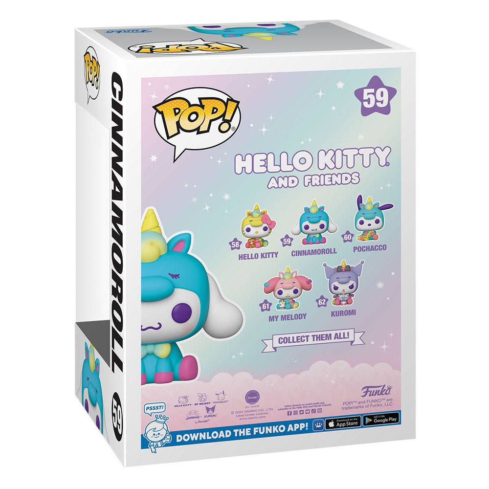 Funko Pop ! Hello Kitty And Friends (59) Cinnamoroll Vinyl Figure Limited Sanrio