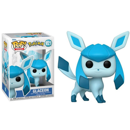Funko Pop ! Games Pokemon - (921) Glaceon Vinyl Figure 9Cm Eevee Ice (Emea)