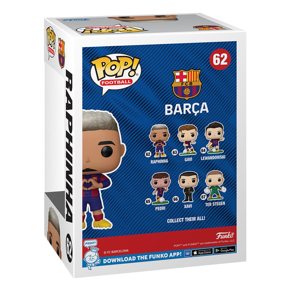 Funko Pop ! Football Barcellona (62) Raphinha Vinyl Figure Player Football