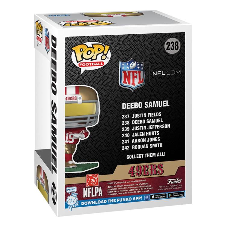 Funko Pop ! Football - Nfl - 49 Ers (238) Deebo Samuel  Player Americano Vinyl