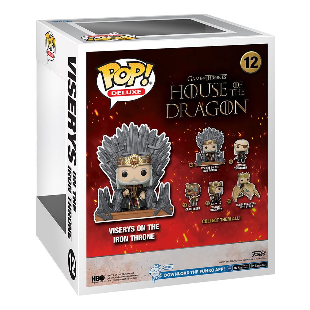 Funko Pop ! Game Of Thrones House Of The Dragon 2 - (12) Viserys On Iron Throne