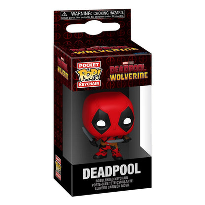 Funko Pop ! Keychain Marvel Deadpool - Portachiavi Movie 4cm