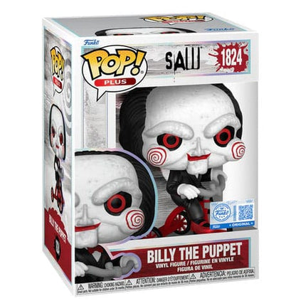 Funko Pop ! Movies Saw L'Enigmista - (1824) Billy The Puppet On Tricycle 9cm