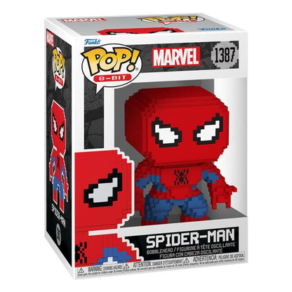 Funko Pop ! Marvel 8-Bit Spider-Man - (1387) Spider-Man Vinyl Figure Statua 9Cm