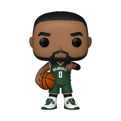Funko Pop ! Nba Milwaukee Bucks - (177) Damian Lillard Figure 9Cm In Stock