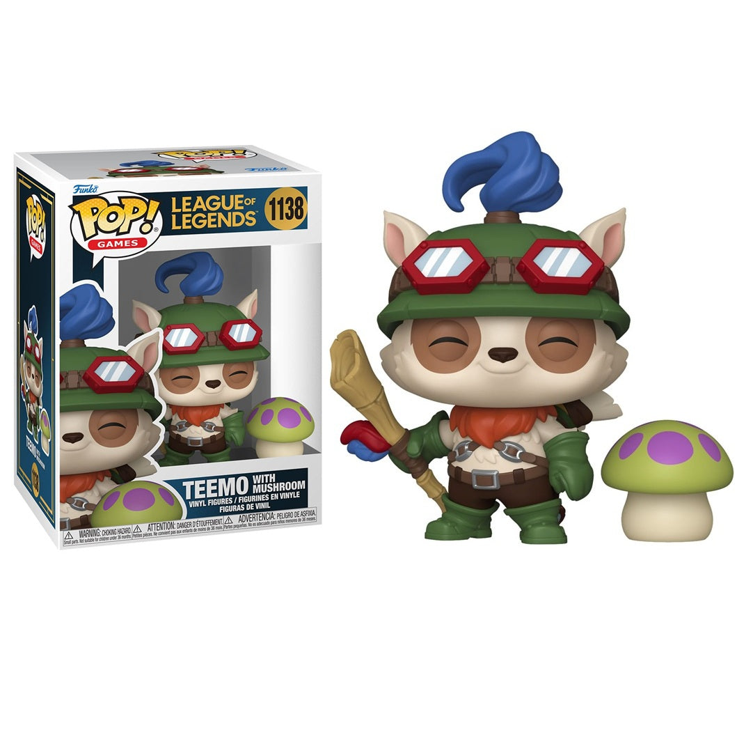 Funko Pop ! Games League Of Legends - (1138) Teemo w/Mushroom Figure