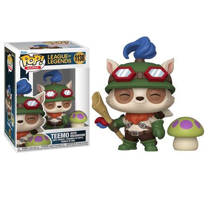 Funko Pop ! Games League Of Legends - (1138) Teemo w/Mushroom Figure