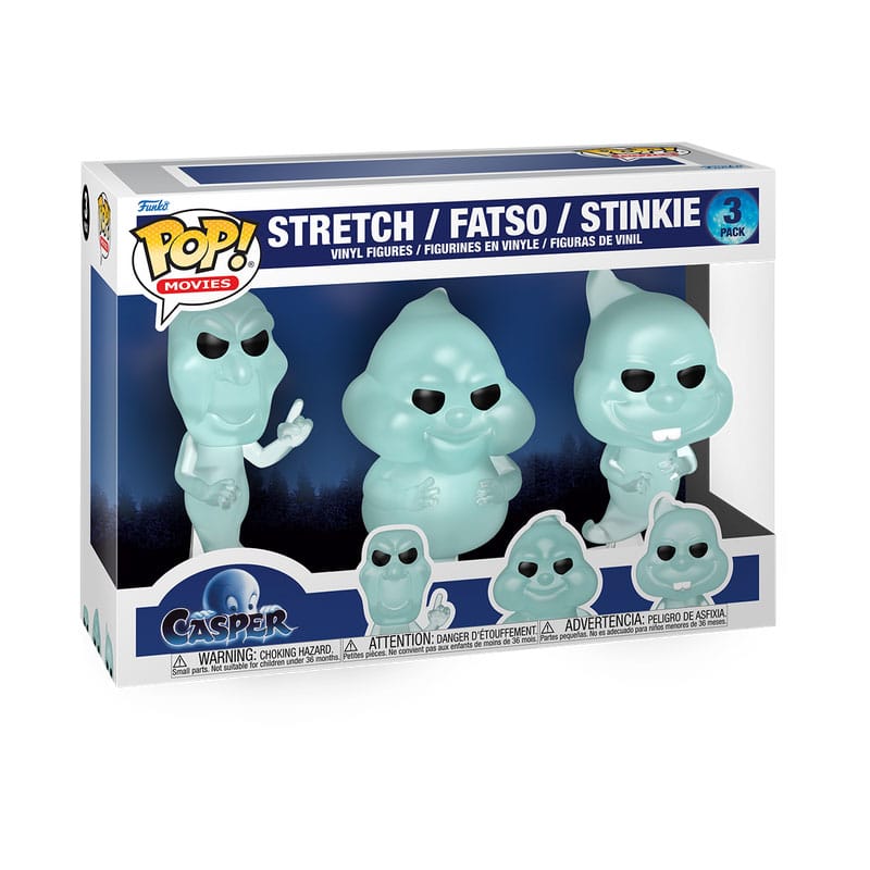 Funko Pop ! Movies Casper 30Th - Ghostly Trio 3-Pack 9 cm Movie Film