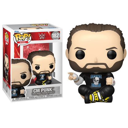 Funko Pop ! Wwe - (182) Cm Punk Wrestling Jack Brooks Figure 9cm