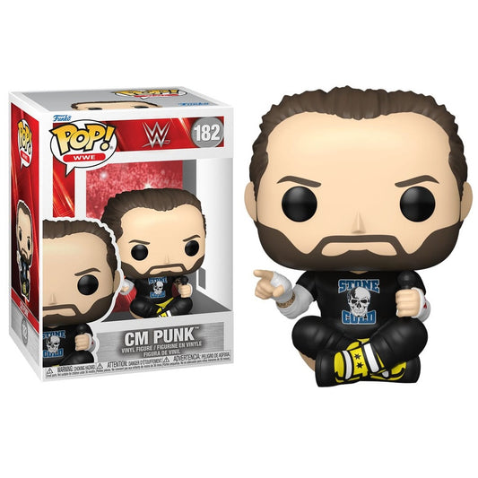 Funko Pop ! Wwe - (182) Cm Punk Wrestling Jack Brooks Figure 9cm