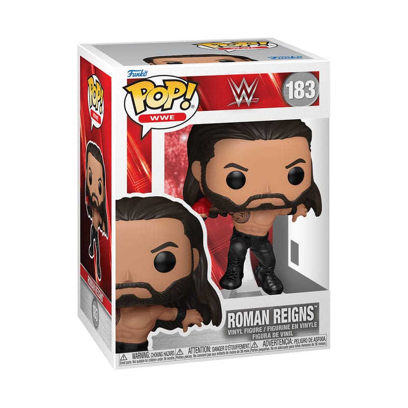 Funko Pop ! Wwe - (183) Roman Reigns New Wrestling Vinyl Figure Statua 9Cm
