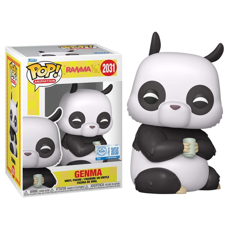 Funko Pop ! Animation Ranma 1/2 - (2031) Genma (Panda) Figure Special 9cm