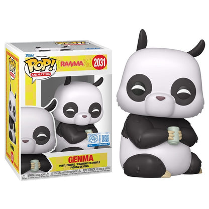 Funko Pop ! Animation Ranma 1/2 - (2031) Genma (Panda) Figure Special 9cm