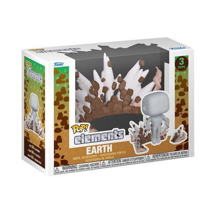 Funko Pop ! Elements Dirt/Rock POP! Vinyl Figure Earth 5 cm Terra