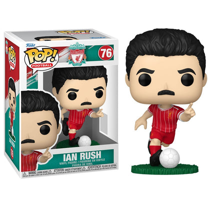 Funko Pop ! Football Liverpool - (76) Ian Rush - Vinyl Figure Legend 9Cm